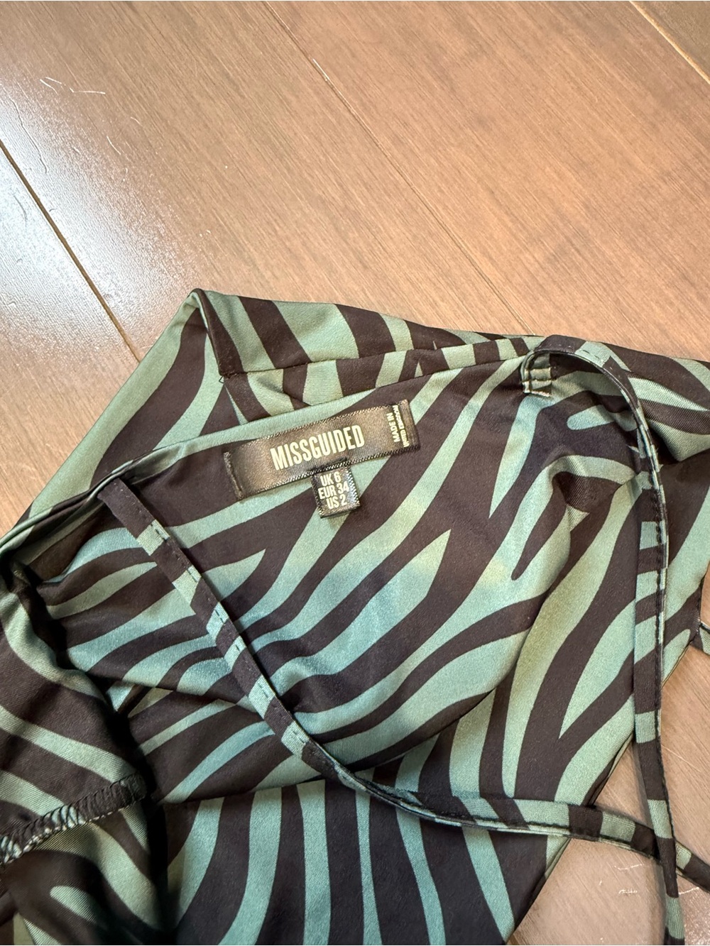 Missguided Zebra Tank - Picture 3 of 3